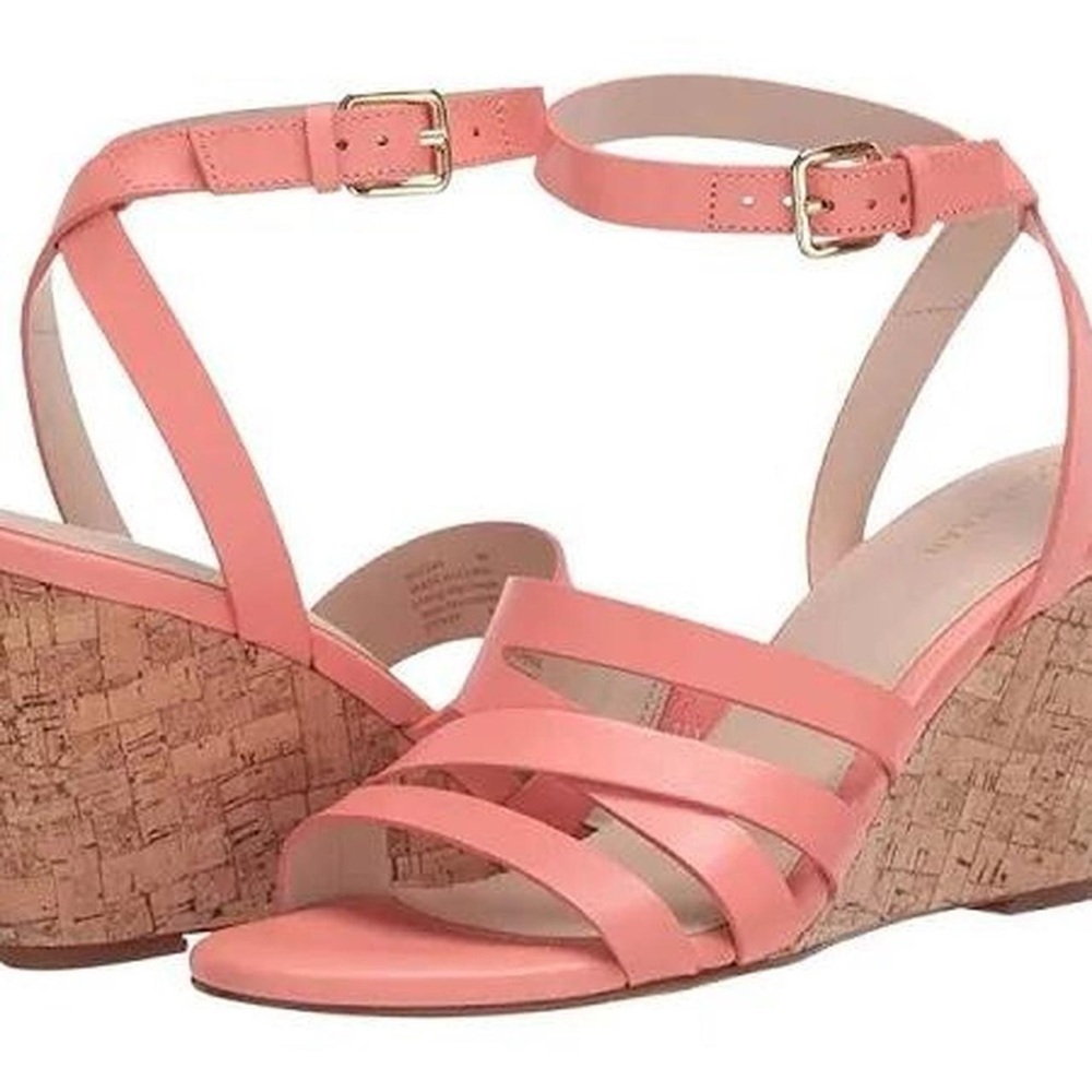 Cole Haan Coral Marieta Wedge Sandals - Size 10